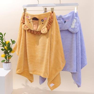 Osuška pro děti Density Coral Sametový plášť s kapucí Kreslený savý plášť Velký župan Nový typ Dětská osuška ztl.