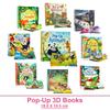 Kids Pop Up 3D Flap Picture English Books Fairy Tales Bedtime Reading Book Enlighten Learning Toy Children Gift Montessori