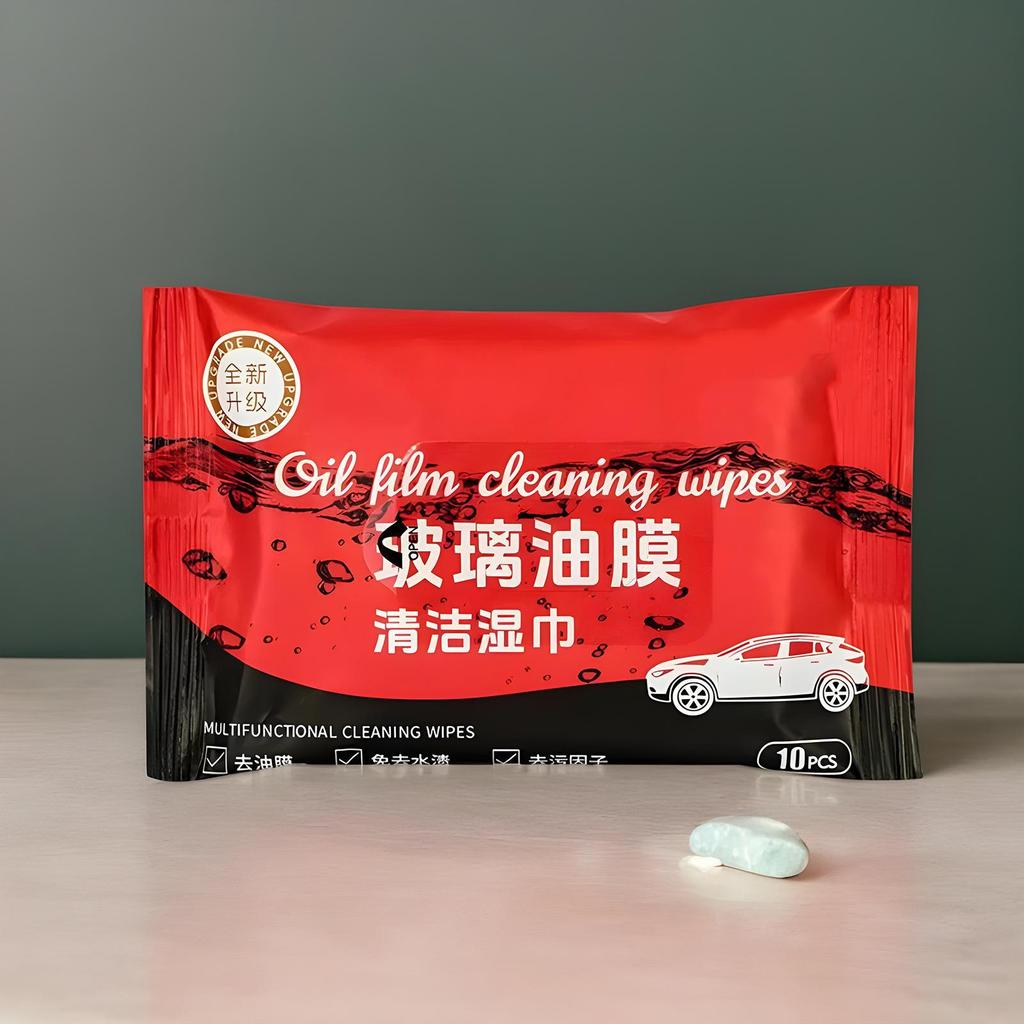 Car Window Oil Film Remover Windshield Oil Film Cleaning Wipes Windshield Cleaning Wipes Vehicle Interior Stain Removal Supplies