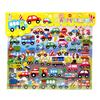 3D Bubble Sticker Car Truck Plane Traffic Waterproof Cartoon Anime Stickers For Girl Boy Kids Funny Educational Toys