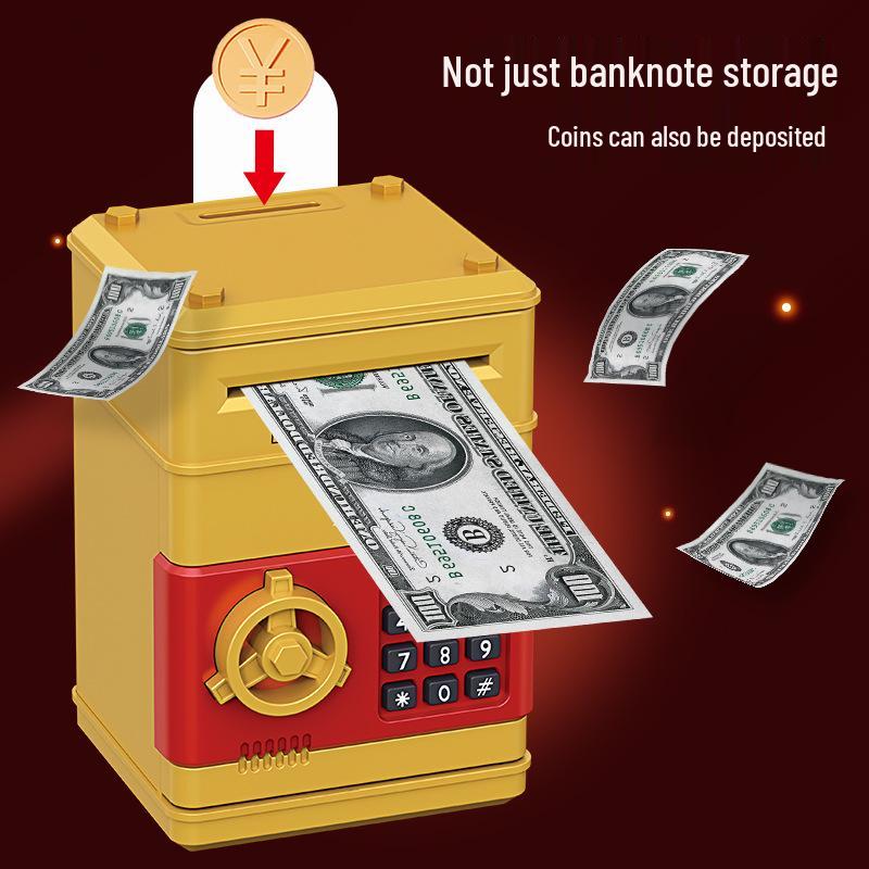 Large Capacity Piggy Bank with Password Lock – Savings Jar and Toy for Kids