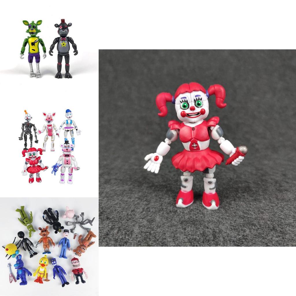 Set de Figuras Colorido de Five Nights At Freddy's Gran Regalo Para Fans Del Juego