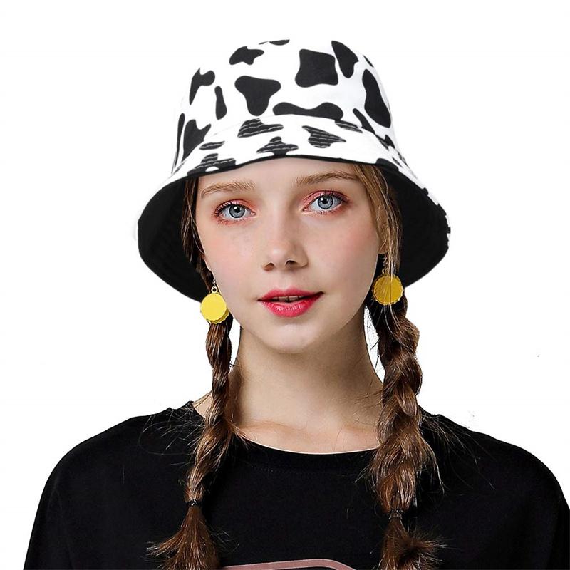 Buy Reversible Cow Print Bucket Hats 