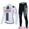 Mens Winter Thermal Fleece Cycling Jersey Set Long Sleeve Warm Bike Riding Apparel Mountain Road