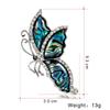 Abalone Shell Butterfly With Alloy Material For Ladies Wedding Formal Dress Accessories