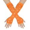 Sexy Fishnet Gloves Rhinestone Wedding Bridal Gloves Hot Sale Arm Sleeve  Unisex