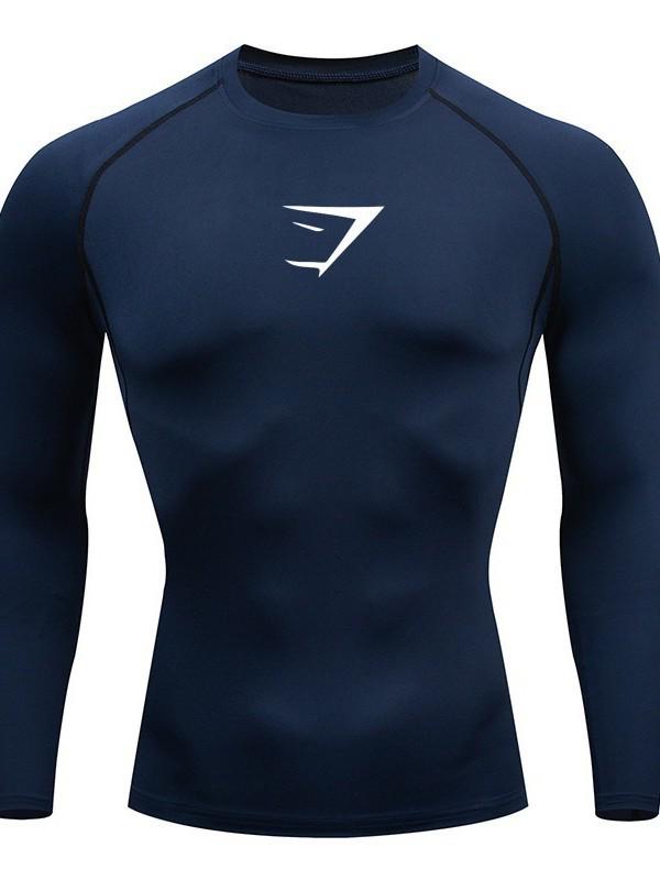 Nuova Maglietta Sportiva a Compressione Asciugatura Rapida da Uomo - Top Fitness a Manica Corta/Lunga per il 2026.