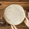 8-inch Nordic Irregular Embossed Ceramic Serving Plate