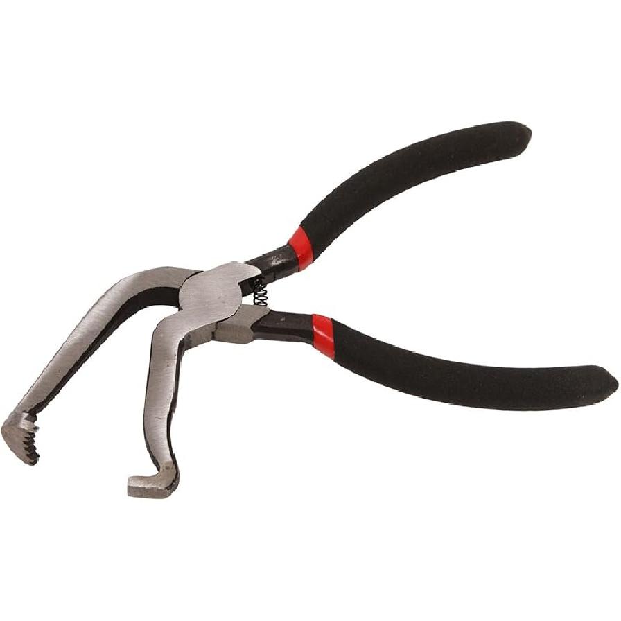 Spark Plug Removal Pliers, 11  Long Reach Ring Nose Hose Grip Pliers For Car 60 Degree Bent Nose