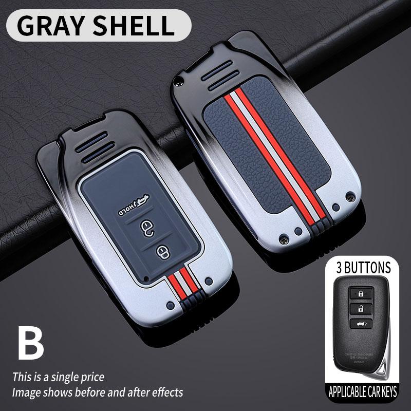Car Key Case Cover Shell FobFor Lexus NX GS RX IS ES GX LX RC 200 250 350 LS 450H 300H Keychain Interior Protective Accessories