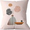 Abstract Pillowcase Sunset Sunrise Line Modern Art Minimalist Living Room Sofa Bay Window Pillow Geometry