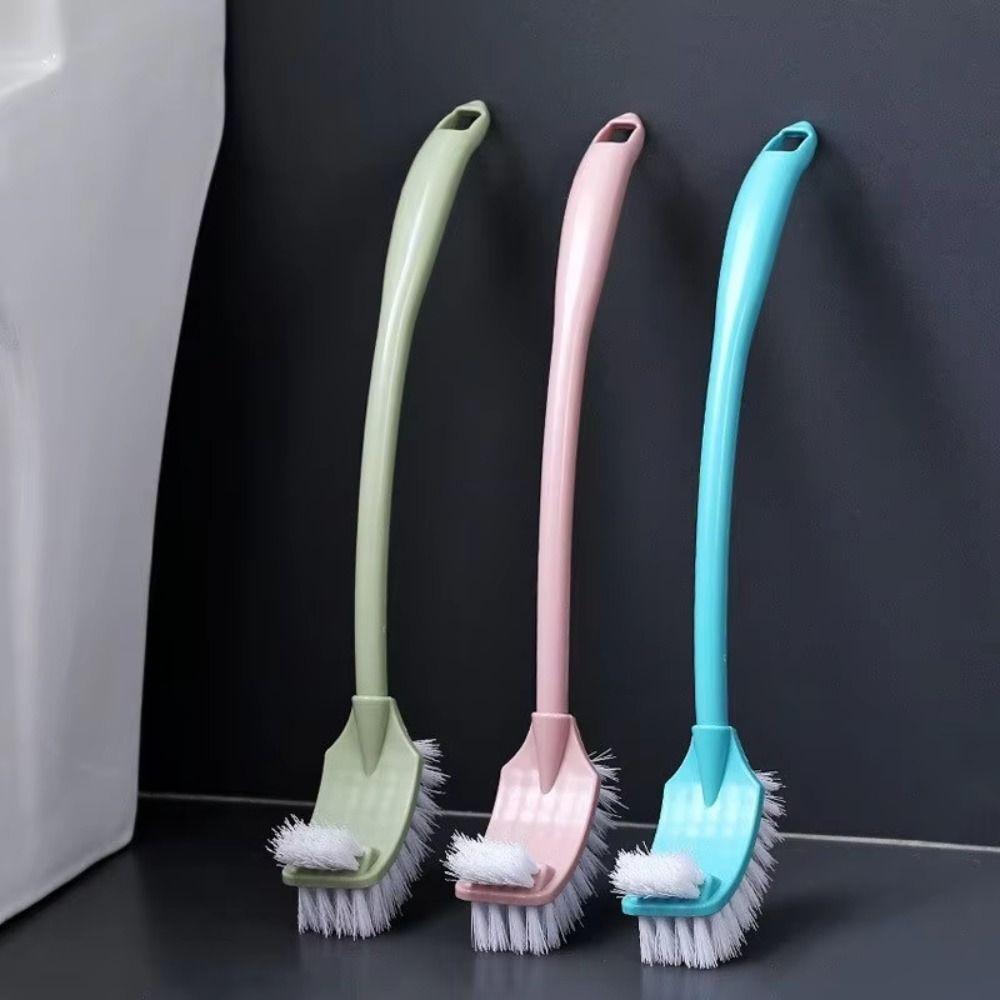 Multi-function Bathroom Cleaning Brush Double Head Corner Brush Bathroom Cleaner  Household