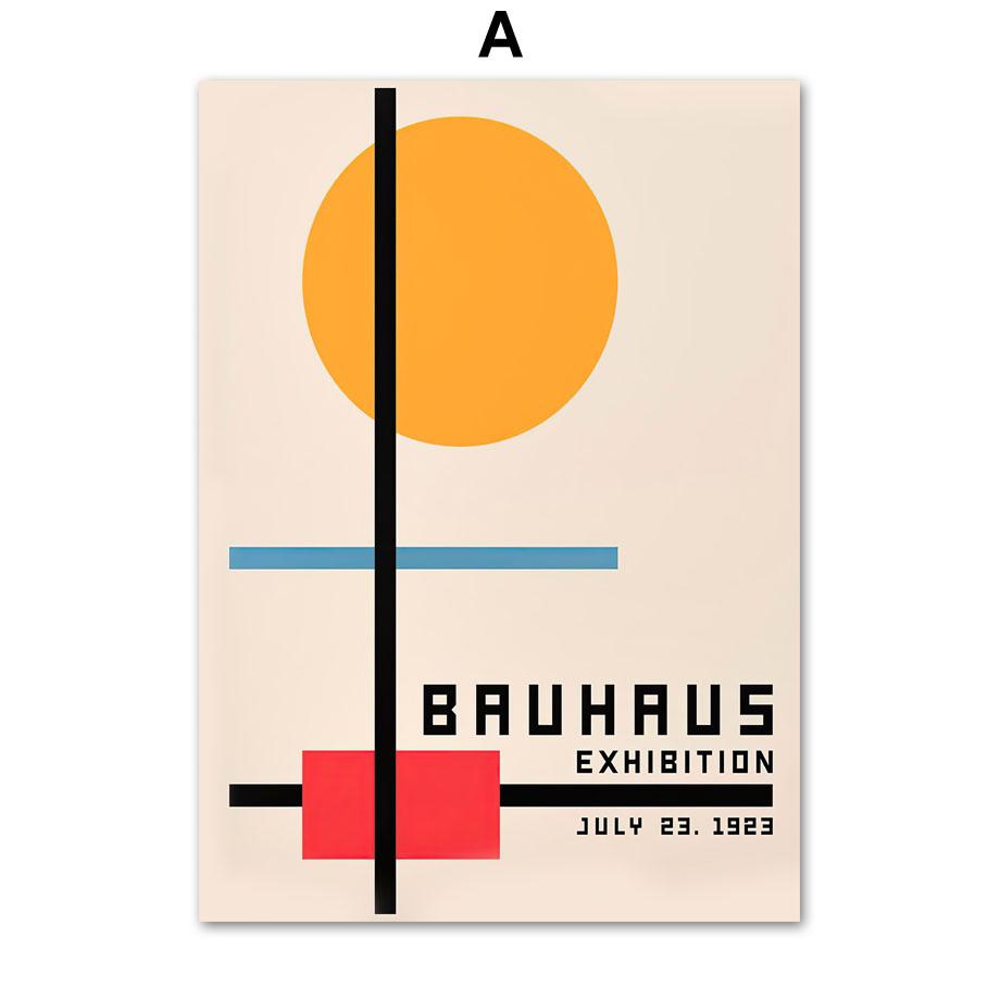 Красочные Баухаус Абстрактная Линия Геометрия Кривая Девушка Современная Галерея Настенные Художественные Печати Холст Плакат Картины Для Декора Гостиной 21x30cm No Framed