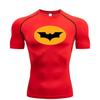 Magliette a Compressione da Uomo Manica Corta Rash Guard Sportive Palestra Allenamento Assorbenti Sudore Corsa Moda Estiva Asciugatura Rapida Slim Fit T-shirt Top