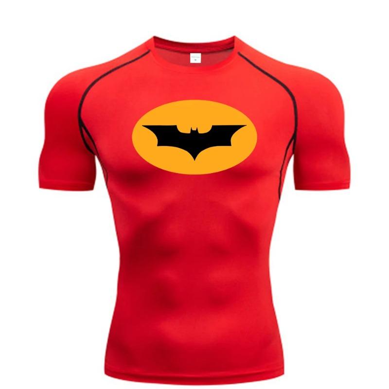 Magliette a Compressione da Uomo Manica Corta Rash Guard Sportive Palestra Allenamento Assorbenti Sudore Corsa Moda Estiva Asciugatura Rapida Slim Fit T-shirt Top