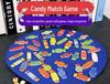 Candy-Shaped Memory Matching Game - Wooden Educational Toy for Parent-Child Play