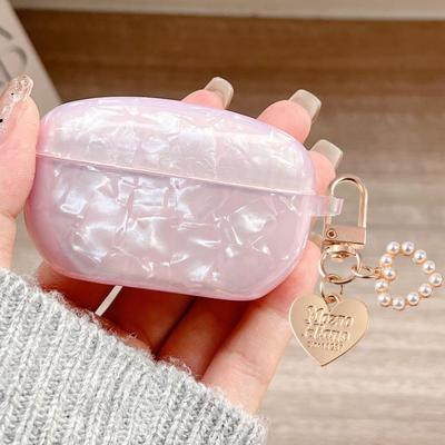 Hülle Kopfhörerhülle Kopfhörerhülle Niedlich Karabinerband Glitzer Stilvoll Niedlich WF-1000XM5 (Rosa)