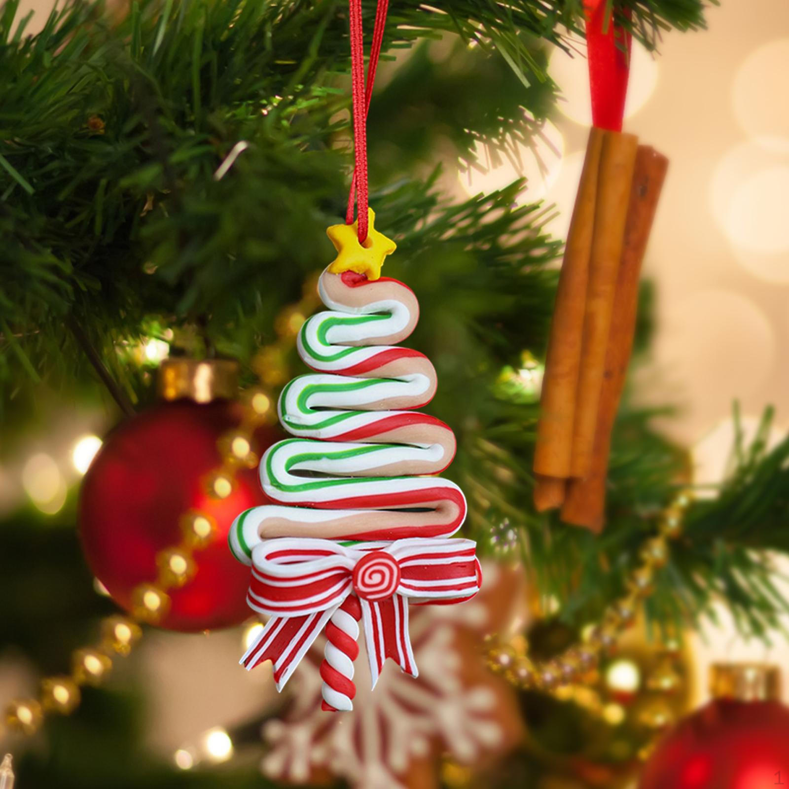 

Рождественские украшения на палочке в виде леденцов для офисов 5cmx10cm_White Red pink