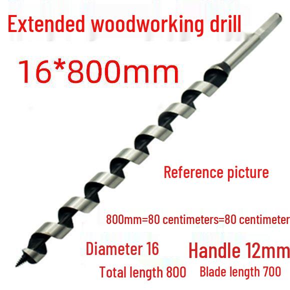 Extended Hex Shank Forstner Drill Bit for Woodworking - Door & Panel Hole Opener