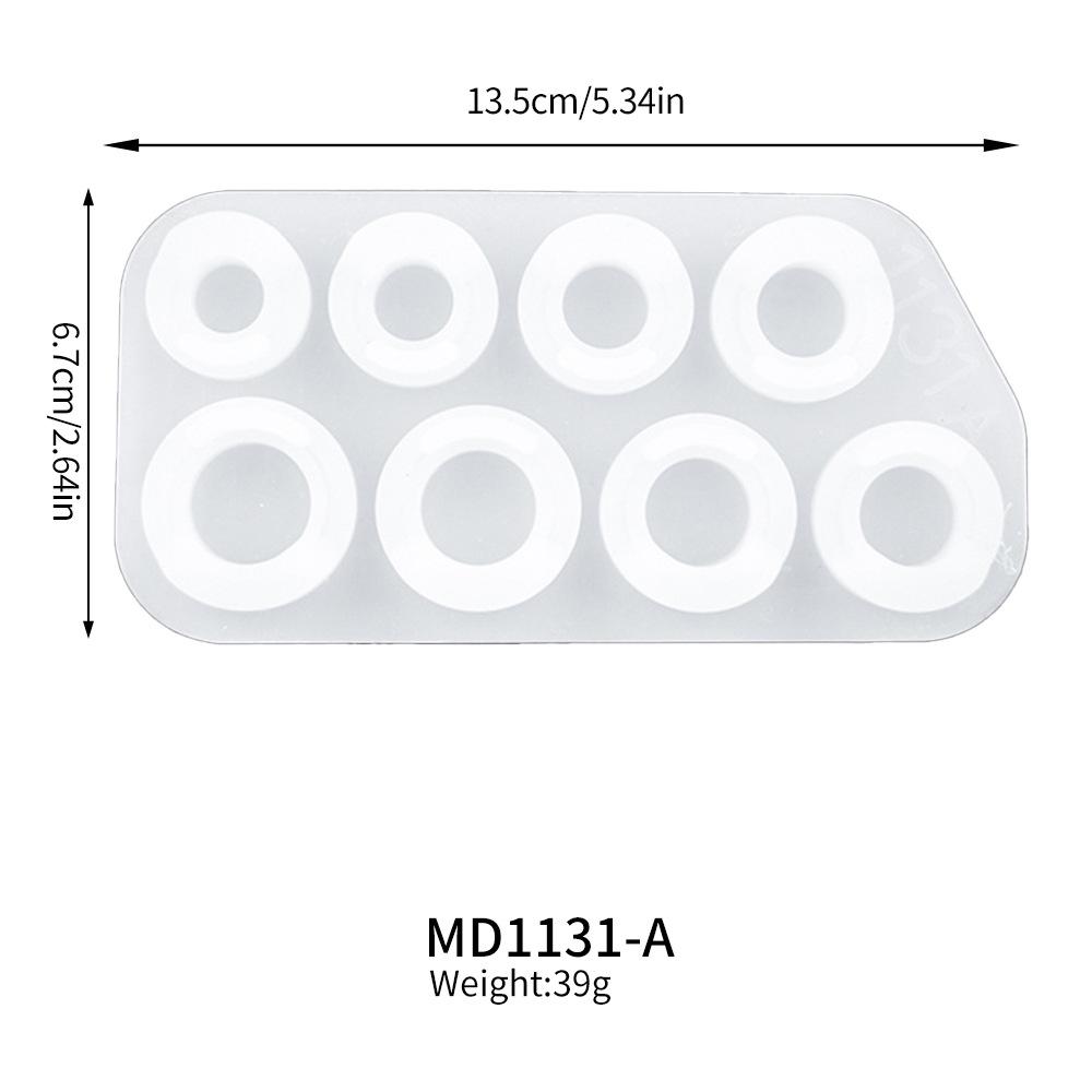 DIY kolekce silikonových forem pro fasetovaný prsten, zakřivený přívěsek a designy kočičích uší