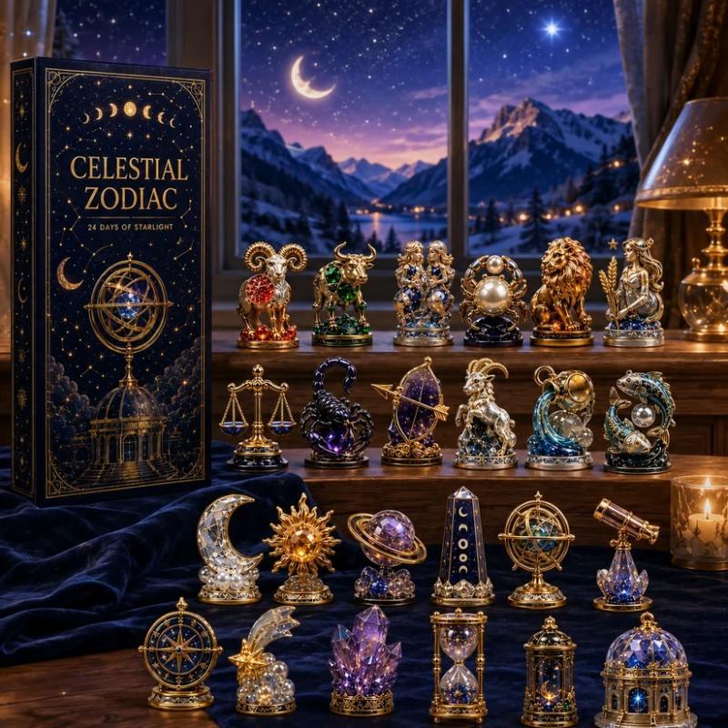 2026 Magic Animal Advent Calendar Acrylic Blind Box Collectible Ornament Christmas Gift