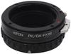 KIPON Адаптер Pentax серії об'єктивів до Fujifilm з M K-mount/DA X-mount макро/гелікоїдом PK/DA-FX