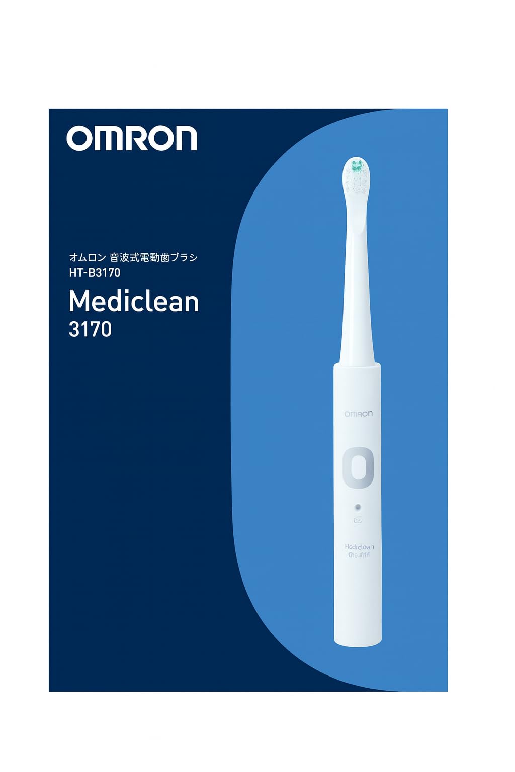 Omron Sonic Электрическая зубная щетка Mediclean White HT-B317-W 1 шт. (х 1)