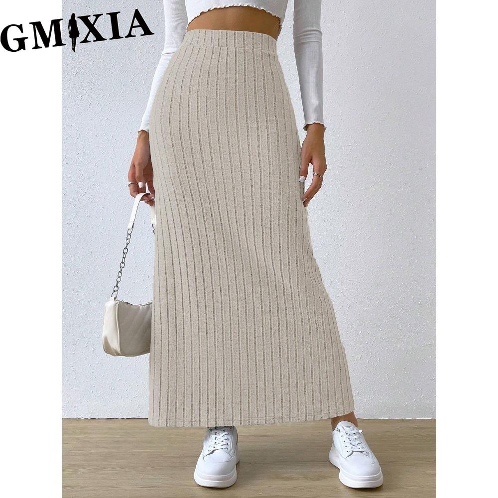 

GMXIA Женская Модная Повседневная Летняя Весенняя Юбка для Отдыха XXXXXL бежевый