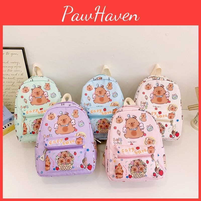 Themed Capybara Lovely Backpack For Toddlers Stylish And Functional School Bag Travel