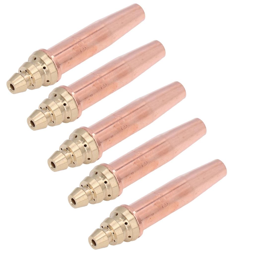5PCS Cutting Tips Split Isobaric Propane Gas Welding Nozzles Machine Torch Consumables