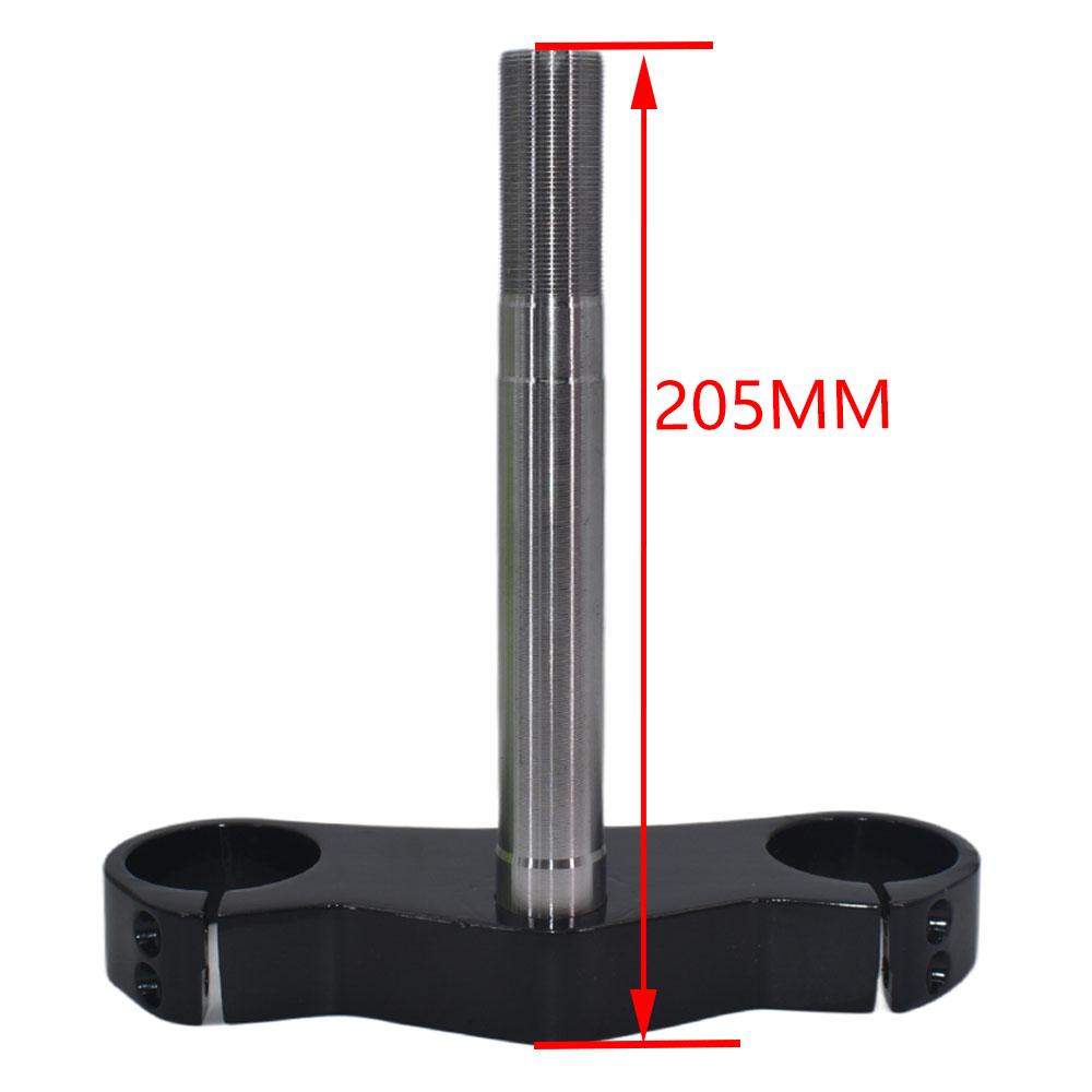 45MM Aluminum Motorcycle 22mm 7/8" Handlebar Riser Mount Bars  inverted shock absorber direction device upper and lower plate