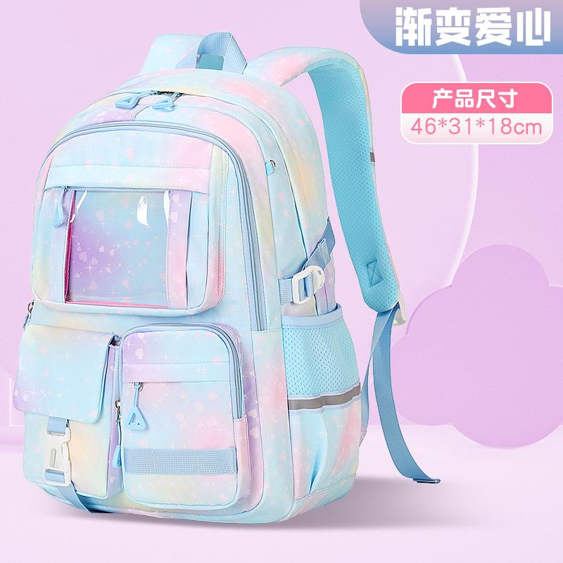 Children School Bags Girls Pink Princess Orthopedic Backpacks Primary School Student Waterproof girl Bookbag Kids Satchels bag