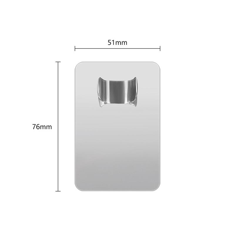 Stainless Steel Color Palette Cosmetic Coloring Tray Makeup Stick Ring Blending Palette Base Set