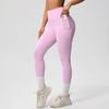 Fashion Nude Feel Beauty Back Cross Bubble Wrap Sports Bra High Waist Hip Lift Pocket Sports Yoga Pants Fitness Suit Women