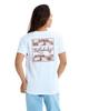 Billabong Modern Square Logo Boy Fit Tee In Nut Women's