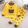 Winter Kids Long Sleeve O Neck T Shirt Pants Set Casual Baggy 2pcs Suit Cotton Cartoon Printes Outfit