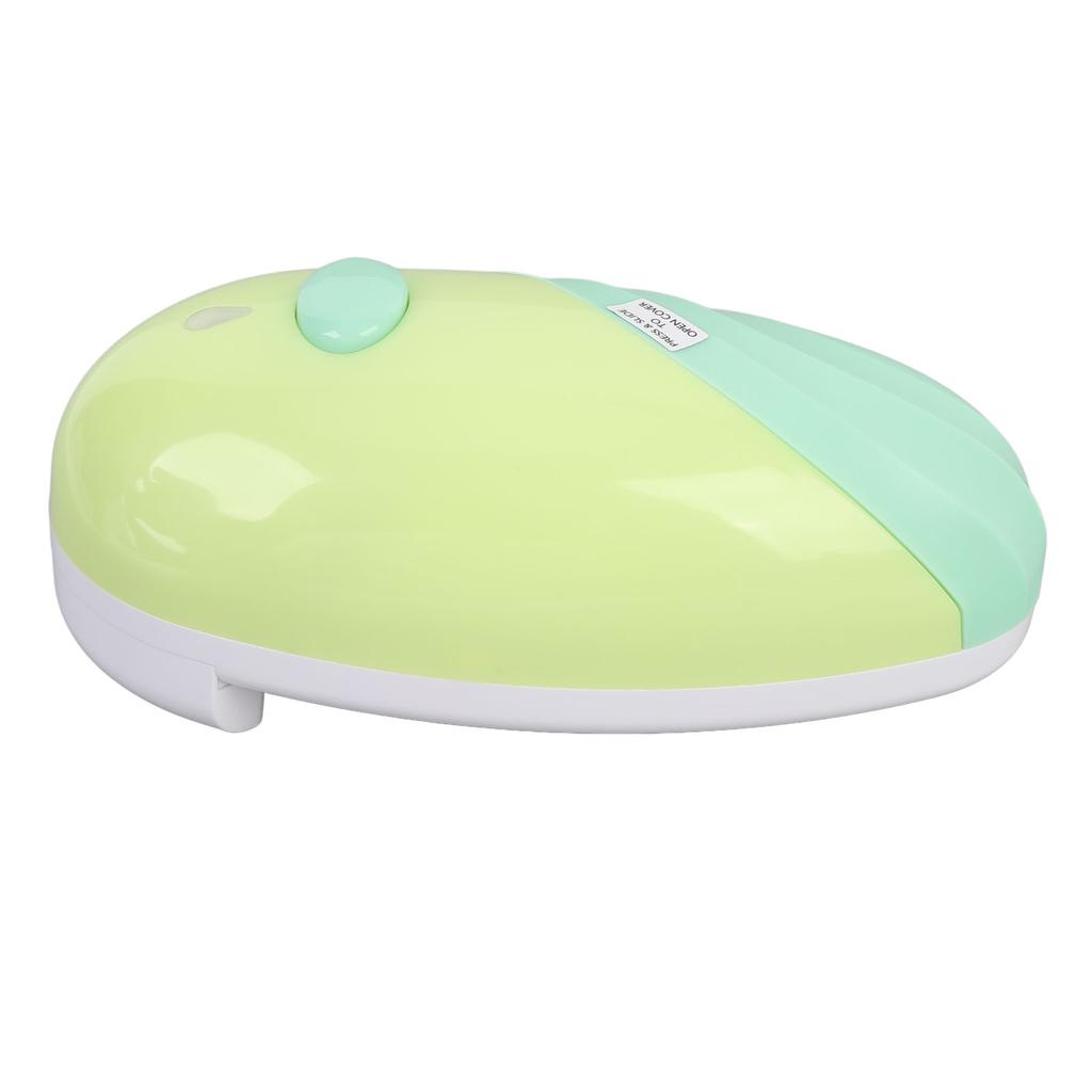 Electric Can Opener One Key Battery Powered Automatic Can Cutter for Elderly Home Kitchen Use Green