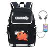 Chainsaw Man Anime Cosplay Backpack School Travel Laptop 14 Inch Oxford Fabric Streetwear Unisex Bag 20-35L