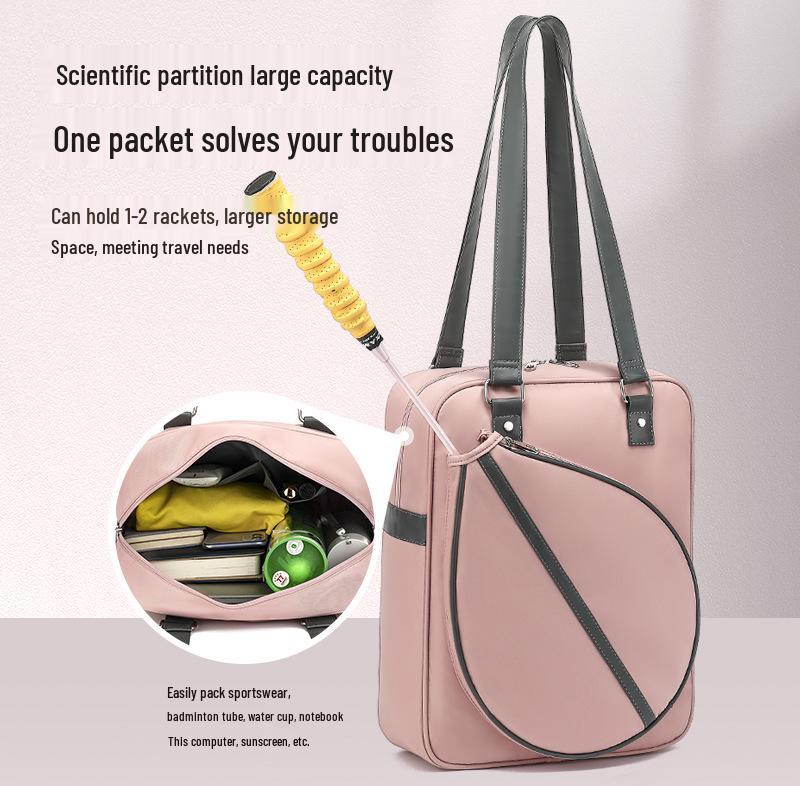 Large Capacity Women's Tennis Shoulder Handbag