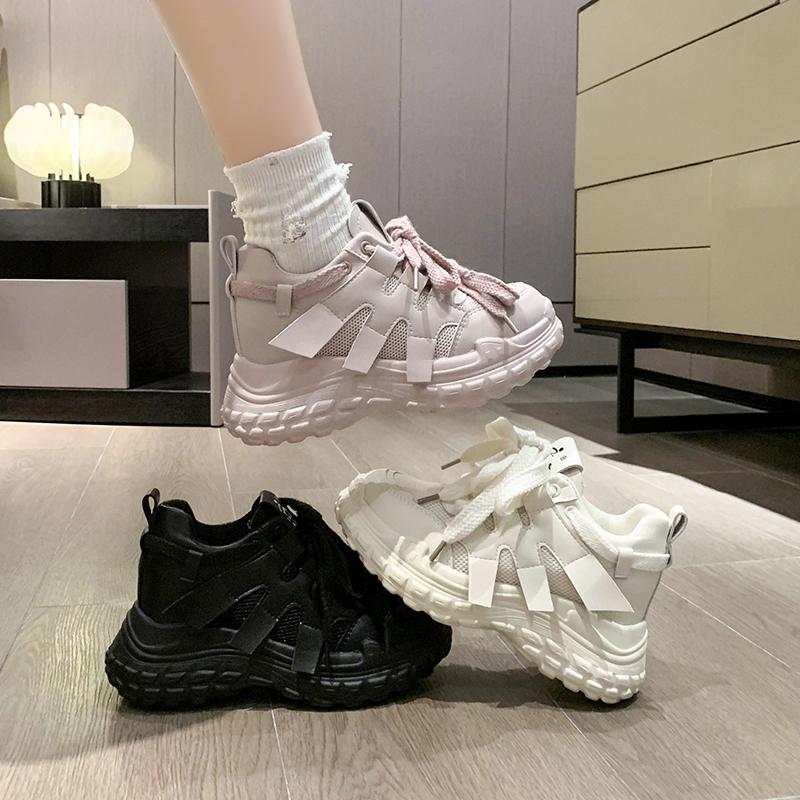 Модные женские туфли Daddy Shoes на толстой подошве 2024 года — фото 5