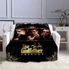 The Godfather Retro Printed Blanket Picnic Blanket Warm Flannel Blankets Home Bed Linings Blankets for Beds Birthday Gift
