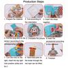 Cartoon Mid-Autumn Festival Lantern Chinese Style Rabbit Hanging Lantern Rabbit Lantern  Kids Gifts