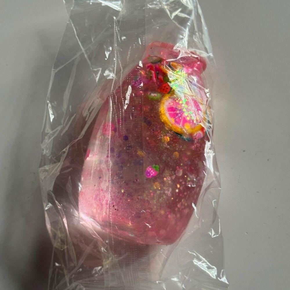 Colorful Sequins Drifting Bottle Squeeze Toys Bottle Shape Stress Ball Toy Sensory Play