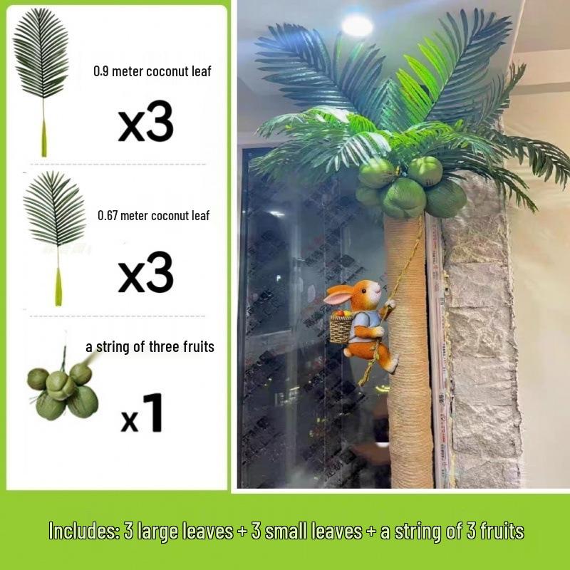Indoor Coconut Tree Simulation: Enhance Balconies with Lush Greenery and Unique Decor