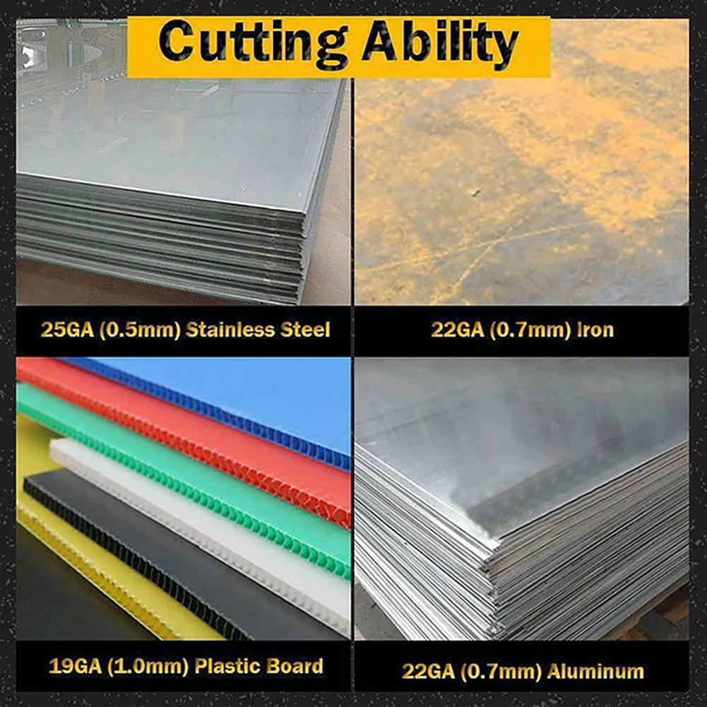 Fast Manual Metal Sheet Cutter For Metal Lightweight Portable Design For Plastic Cardboard