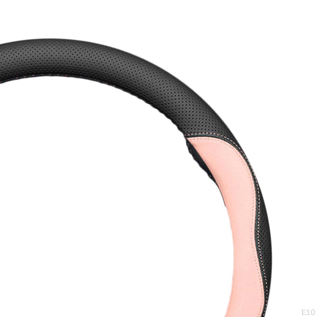 Car Steering Wheel Cover Auto Accessories, Breathable ,Easy Installation, Anti Slip, Warm in Winter