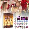 Schlüsselanhänger-Zubehör 24-Tage-Countdown-Kalender Blind Box Schlüsselanhänger Acryl Weihnachtsgeschenk Dämonenjäger Weihnachtskalender