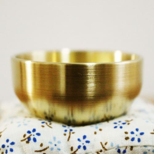 Mini 7-Piece Buddhist Altar Set: Orin (Buddhist Bell), Incense Burner, Incense Ash, Candle Holder, Vase, Teacup, and Offering Stand (Pink)