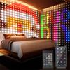 Smart App Programmable Led String Light Display Message Scrolling Pattern Chase Waterproof for Christmas Wedding Bedroom