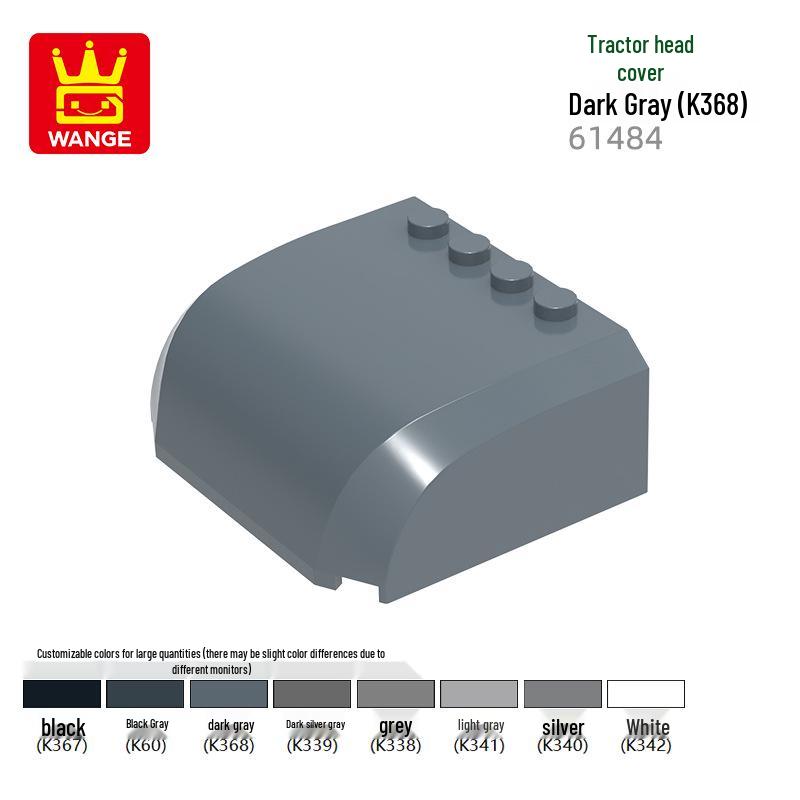 Wange Compatible Building Block Hood Parts - Models 30603, 61484, 50943, 47456 100g